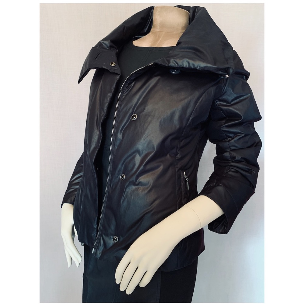 Chico's Nwot Black Down Jacket 8 - image 2